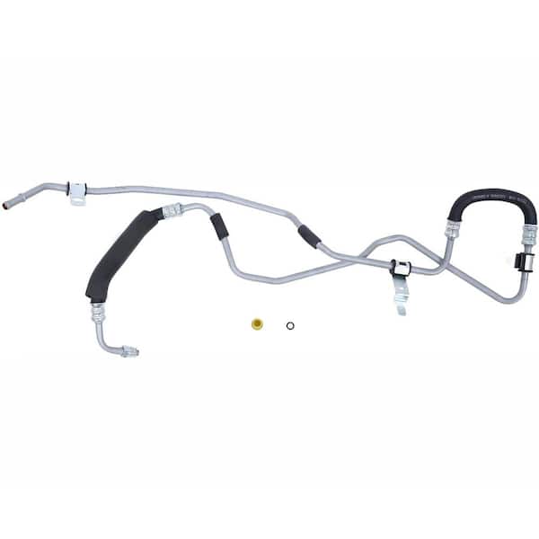 Sunsong Power Steering Return Line Hose Assembly - From Gear - fits 2003-2006 Hyundai Santa Fe