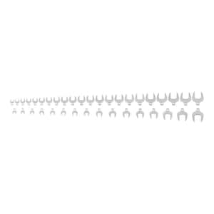 1/2 in. Drive Crowfoot Wrench Set, 38-Piece (11/16 in. -2 in., 17 mm - 50 mm)