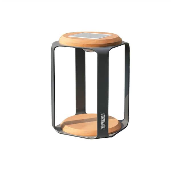 Template 12.01 in. H Patio Solar Light