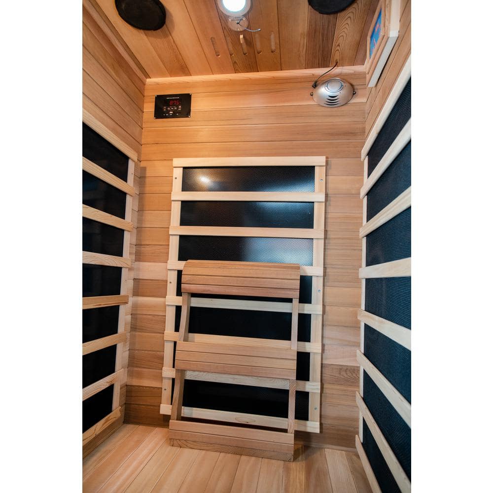 Sedona Compact Cedar Wood 1-Person Infrared Sauna