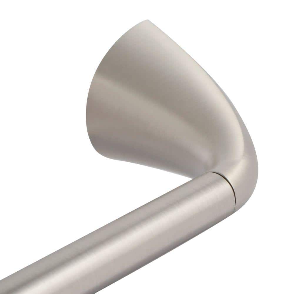 Vibrant Brushed Nickel 24" Wall Mounted Towel Bar