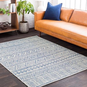 Eartha Blue Doormat 2 ft. x 3 ft. Indoor/Outdoor Patio Area Rug