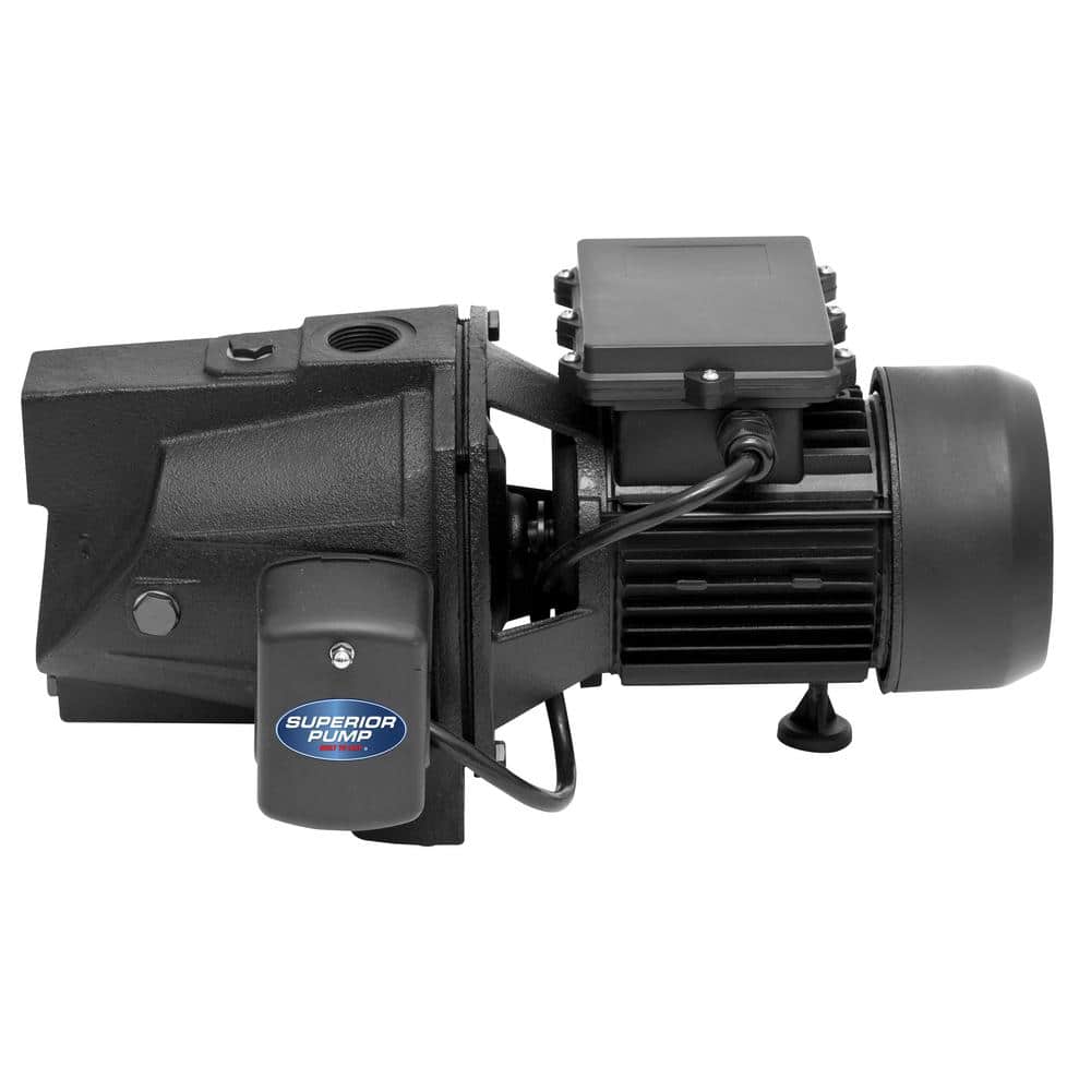 Superior 1/2 HP Black Cast Iron Shallow Well Jet Pump