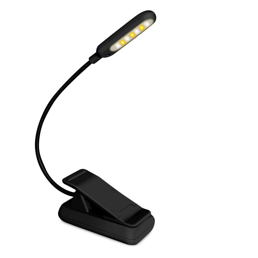 Classic Clip-On 3.7 Volt 50 Lumen Integrated LED Reading Clamp Work Light Battery Operated 3.94 in. Tool Only in Black price history on PriceWatchPro