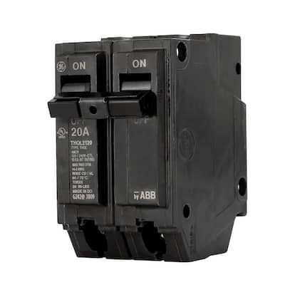 Q-Line 20 Amp 2 in. Double-Pole Circuit Breaker Thql2120