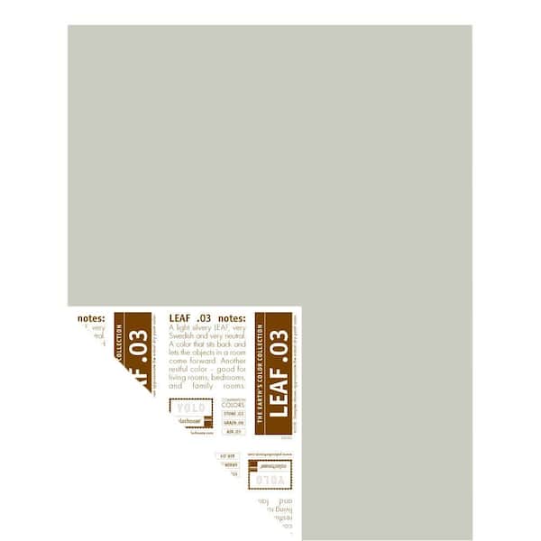YOLO Colorhouse 12 in. x 16 in. Leaf .03 Pre-Painted Big Chip Sample