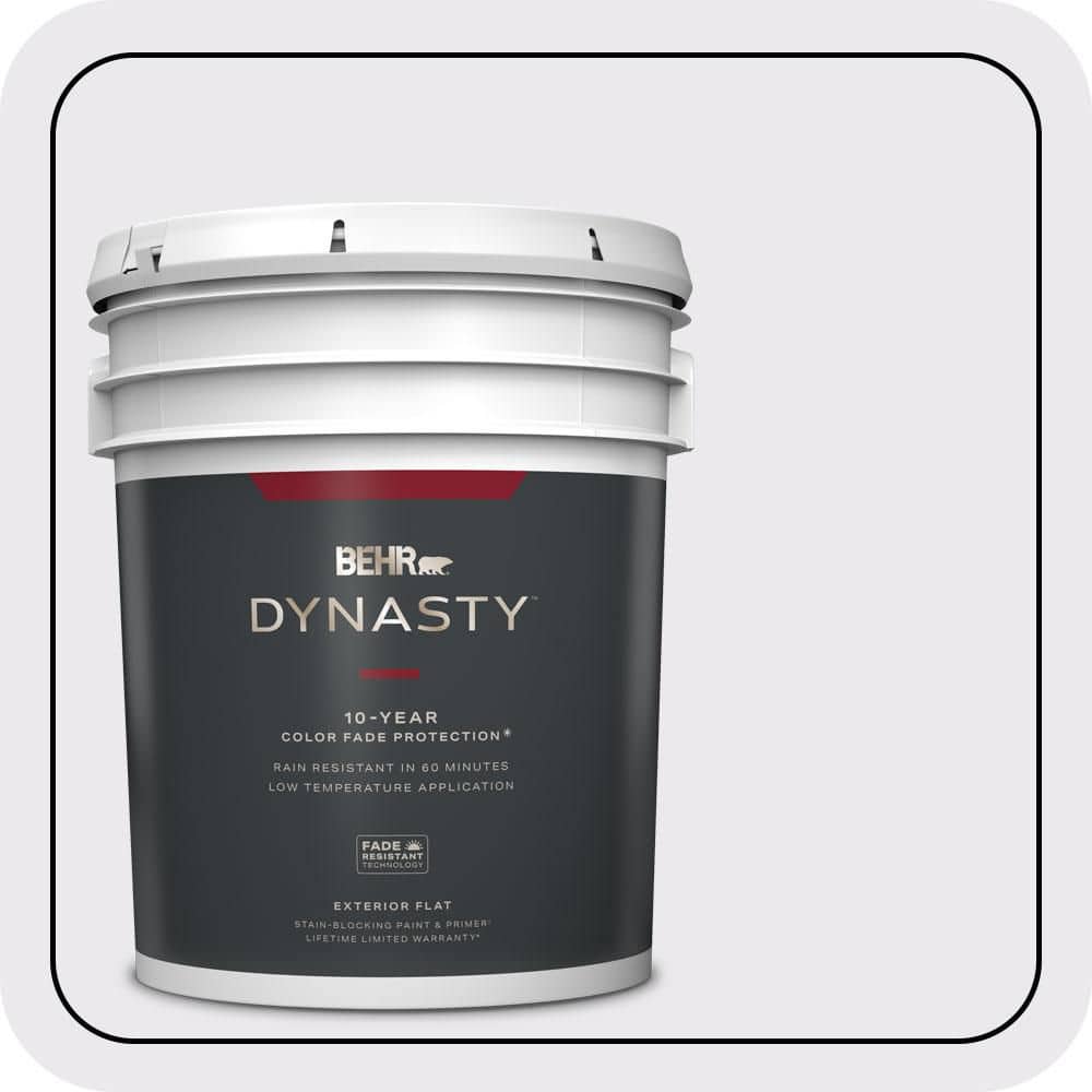 5 gal. #PPL-22 Dried Lavender Flat Exterior Stain-Blocking Paint & Primer price history on PriceWatchPro
