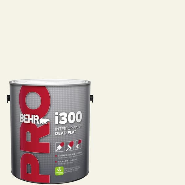 BEHR PRO 1 gal. #ECC-11-2 Daisy Field Dead Flat Interior Paint