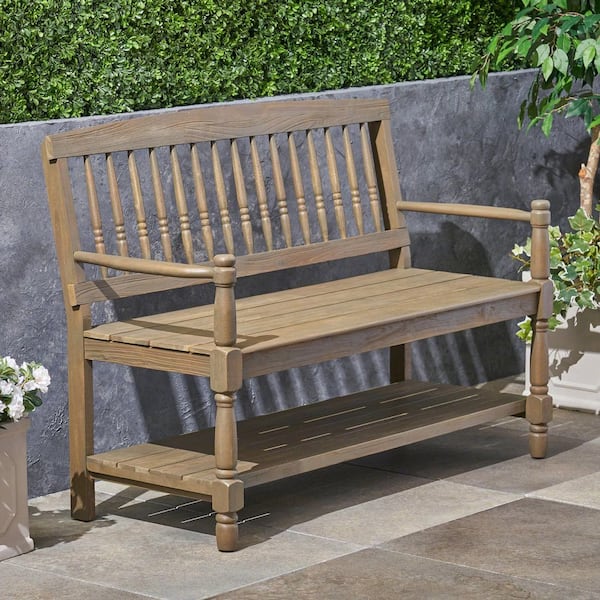 Coporesell 1-Piece Wood Outdoor Bench