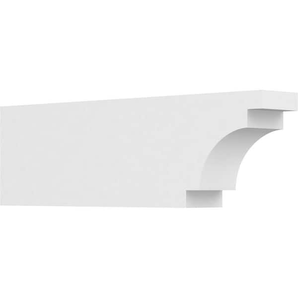 Ekena Millwork 3 in. x 6 in. x 20 in. Mediterranean PVC Rafter Tail Brace