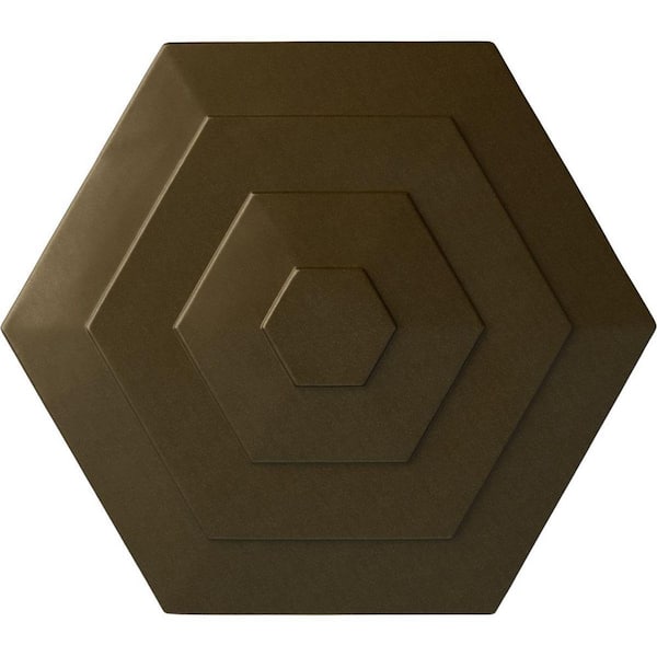 Ekena Millwork 23-1/4" x 7/8" Woodruff Urethane Ceiling, Brass