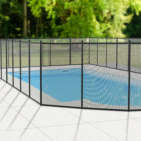 Swimming Pool Fence 4' x factory 12ft Water Safety Barrier Removal Able Above In-Ground