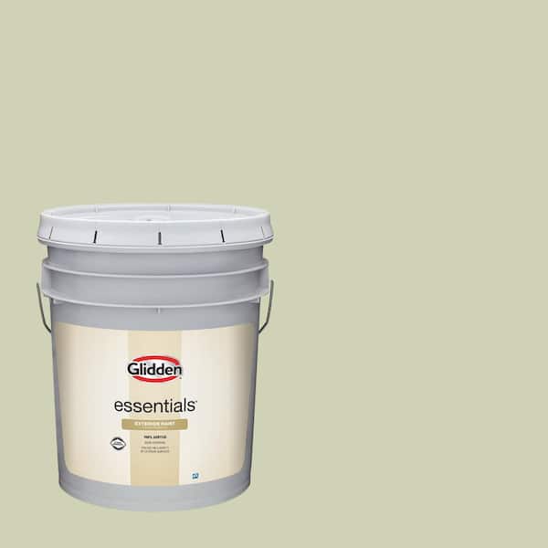 Glidden Essentials 5 gal. PPG1122-3 Pickling Spice Flat Exterior Paint