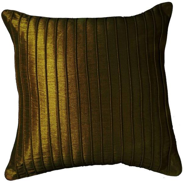 LR Home Contemporary Marlene Ivy 18 in. x 18 in. Square Decorative Accent Pillow (2-Pack)