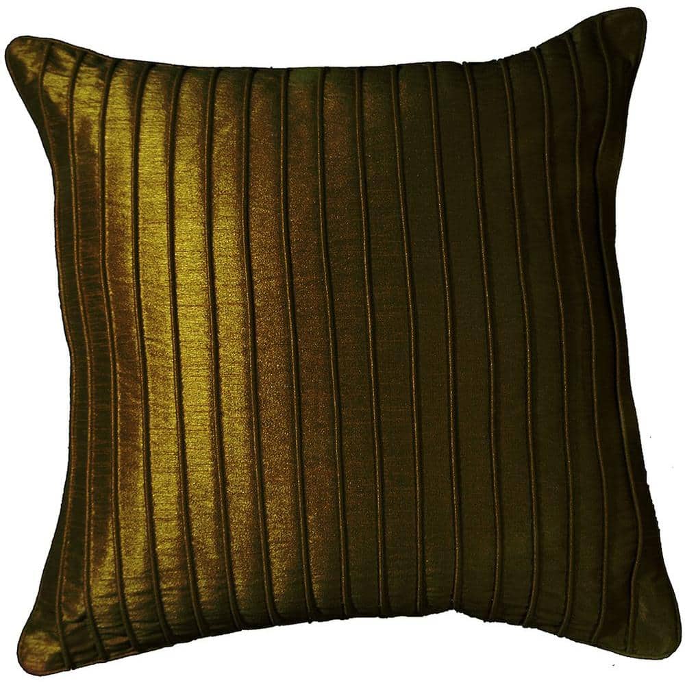 Contemporary Marlene Ivy 18 in. x 18 in. Square Decorative Accent Pillow (2