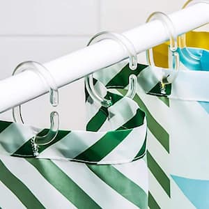 Plastic - Shower Curtain Hooks - Shower Accessories - The Home Depot