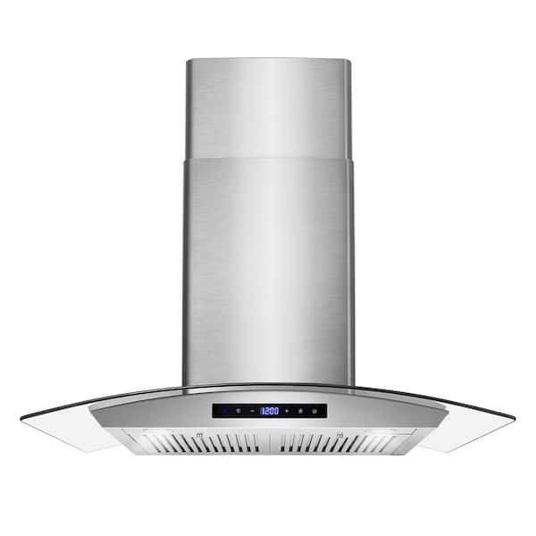 Cosmo 30 in. Vista Collection 380 CFM Ductless Wall Mount Range