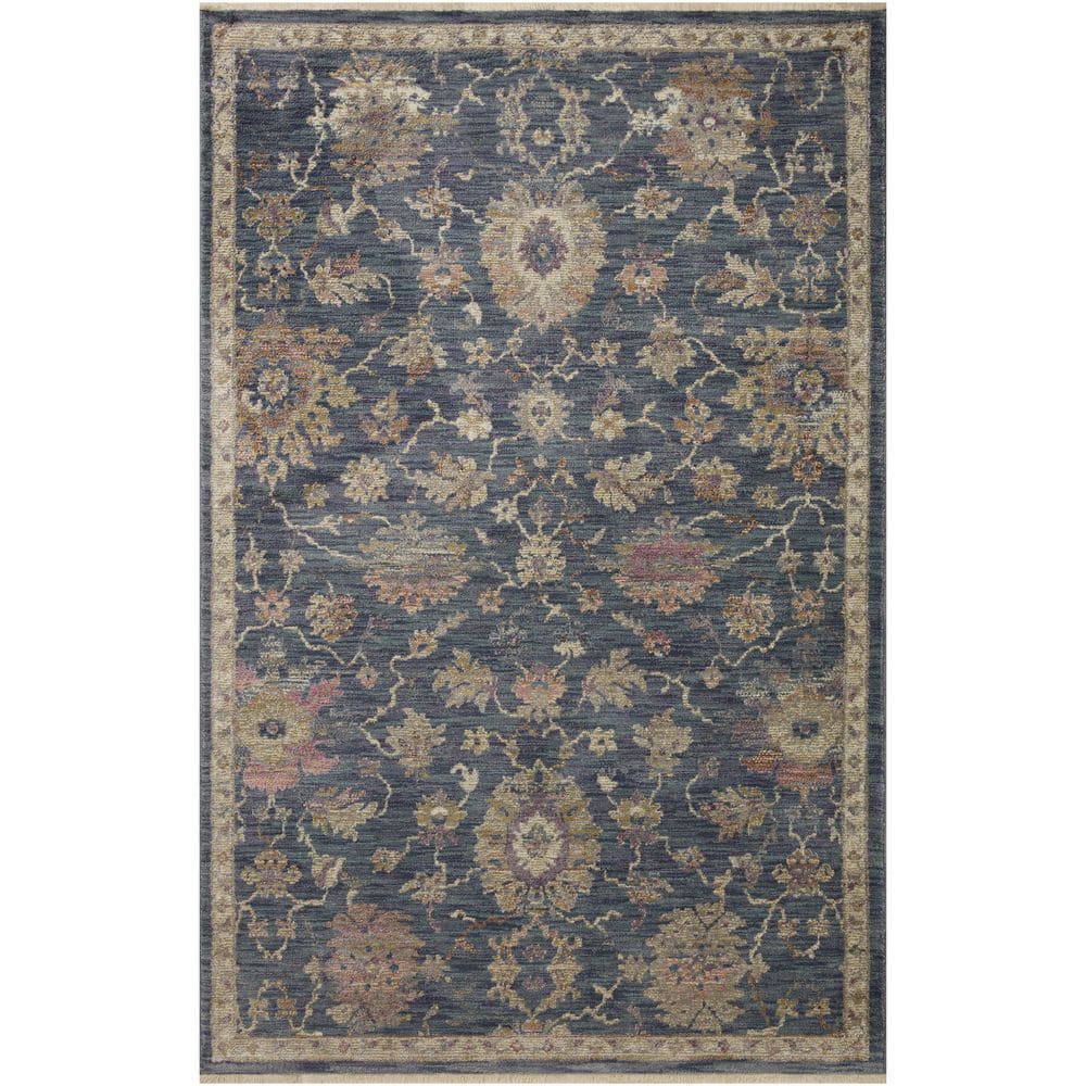 Home Decorators Collection Greta Navy / Rust 5 Ft. x 7 Ft. 10 In ...