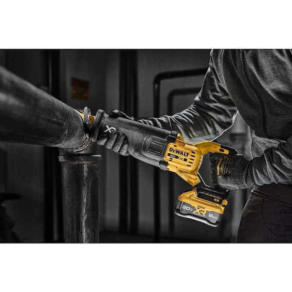 DEWALT - 20V XR Lithium-Ion Cordless Reciprocating Saw with 20V Max XR 8.0 Ah Battery Pack