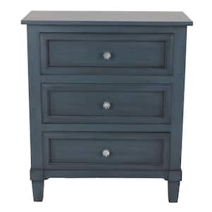 Becket Antique Navy Side Table