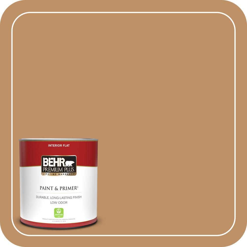 1 qt. Home Decorators Collection #HDC-CL-15 Burnished Caramel Flat Low Odor Interior Paint & Primer price history on PriceWatchPro