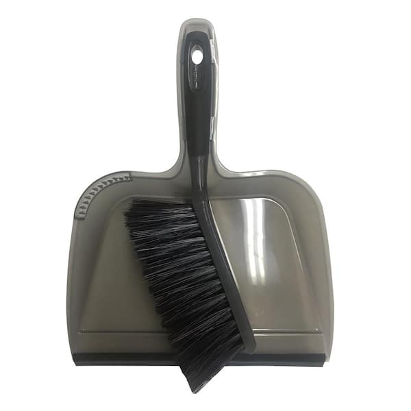 Galvanized Steel Dustpan & Brush