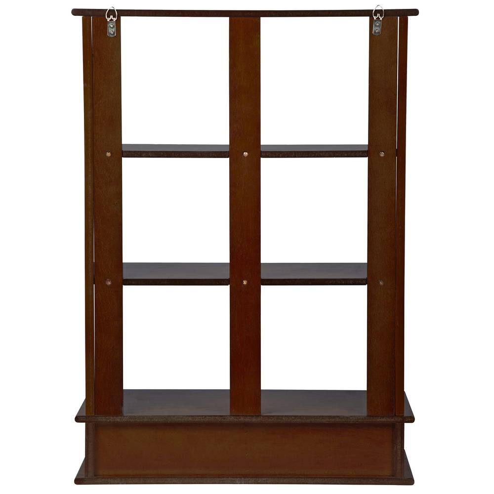 Chippendale-Inspired Hardwood Triple Shelf Curio Cabinet with Ornamental Pulls