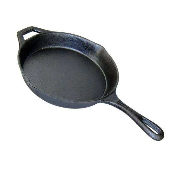 MAN LAW 12 in. Cast Iron Skillet