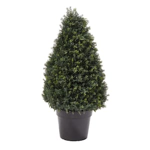 37 in. Artificial Cypress Tower Style Topiary