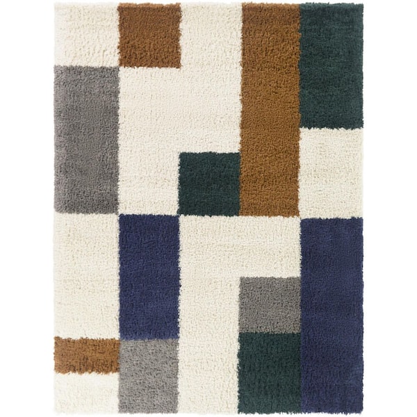 Antonio Navy 5 ft. x 7 ft. Area Rug