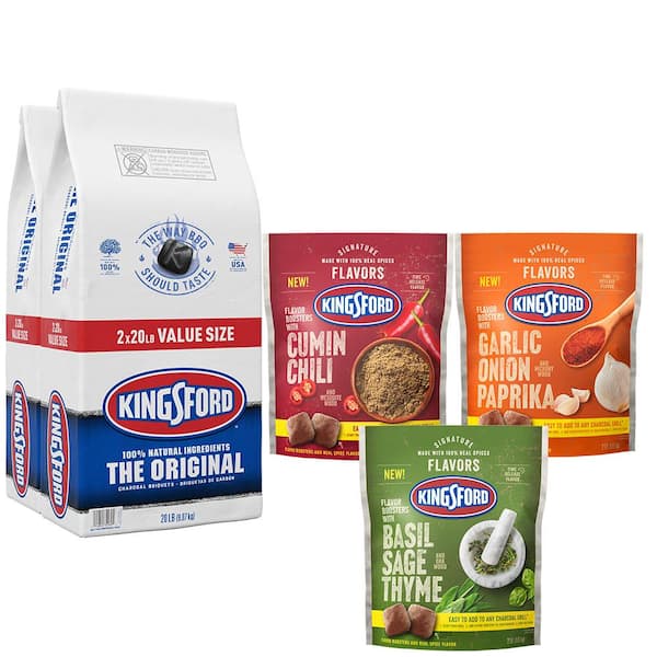 Kingsford 2-Pack 20-lb Charcoal Briquettes In The Charcoal Accessories ...