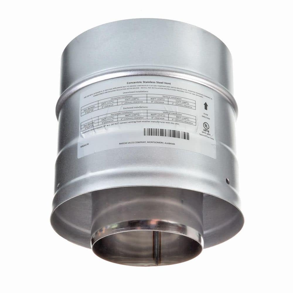 ProTech Venting 6 in. Vent Length 3 in. x 5 in. Stainless Steel Concentric Vent for Tankless Gas Water Heaters price history on PriceWatchPro