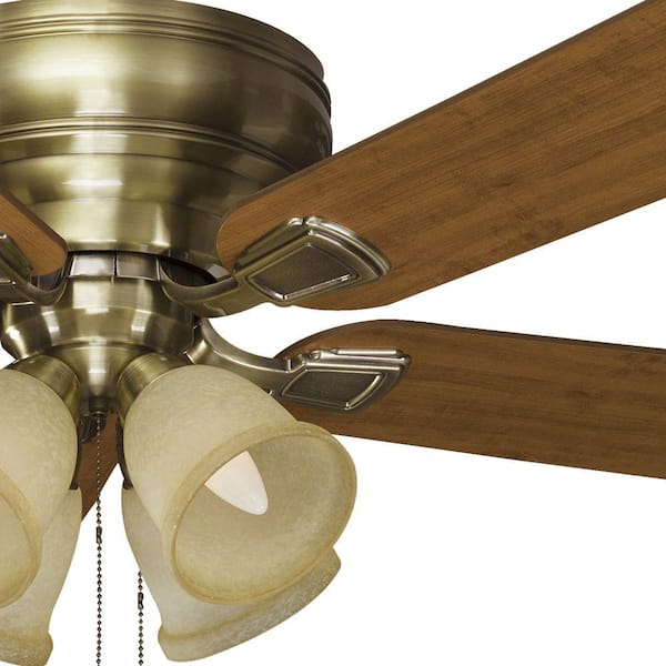 Brushed Nickel Ceiling Fan Replacement Parts Hampton Bay Hollandale 52 in 