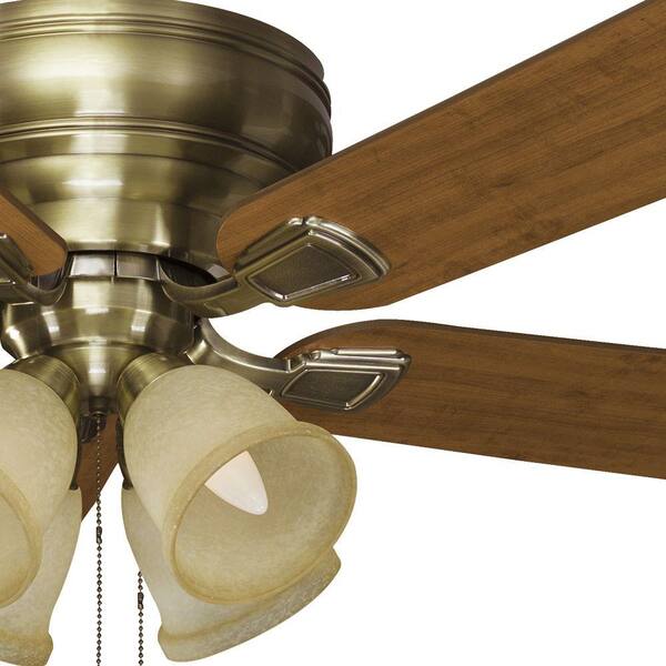 52" Brushed Nickel Ceiling Fan Blade Arm Bracket – Fits Hunter, Hampton Bay, Harbor Breeze, Die-Cast Metal