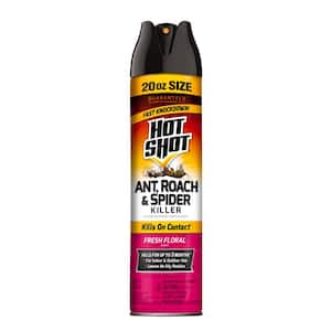 20 oz. Ant, Roach, and Spider Insect Killer Aerosol Spray Fresh Floral Scent