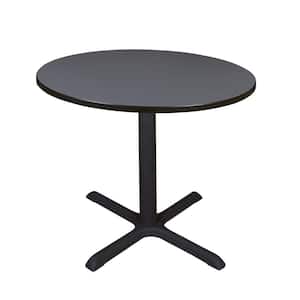 Bucy Grey Round 36 in. Breakroom Table