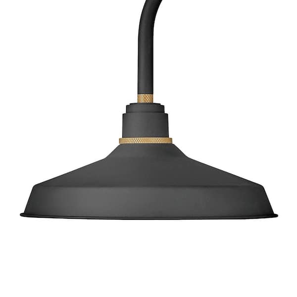 Hinkley Lighting Foundry Large 1 Light Textured Black Outdoor Gooseneck Wall Sconce 10453tk Hinkley Lighting Foundry Large 1 Light, Gooseneck Light Fixture Revit