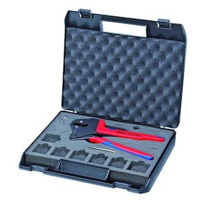 8 in. Crimp System Master Pliers for Exchangeable Crimp Profiles with Included Carrying Case