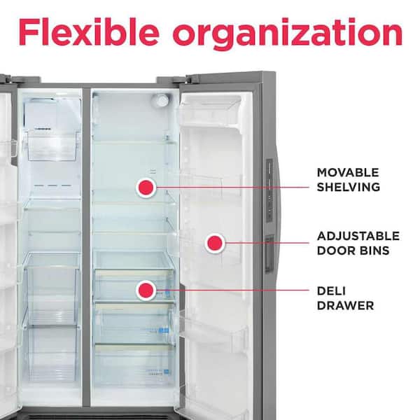Frigidaire Gallery 36 in. 26 cu. ft. Standard Depth Side-by-Side