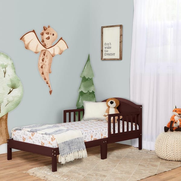 Dream On Me Toddler Day Bed In Natural – Greenguard Gold & Baby Safety Alliance Certified, Low-to-Floor Design, Removable Safety Guard Rail, Non-Toxic Finish, Includes Storage Drawer