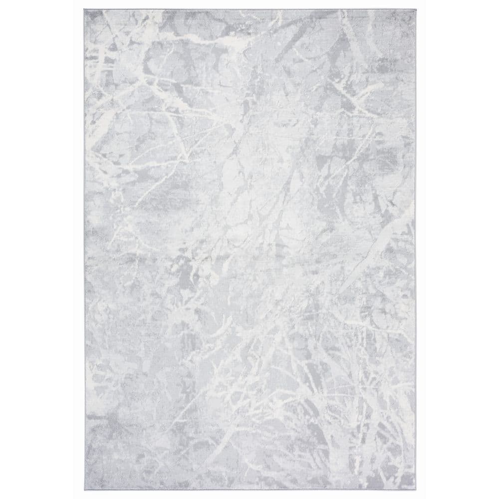 Jasper 4 ft. x 6 ft. Gray/Ivory Arboreal Abstract Area Rug price history on PriceWatchPro