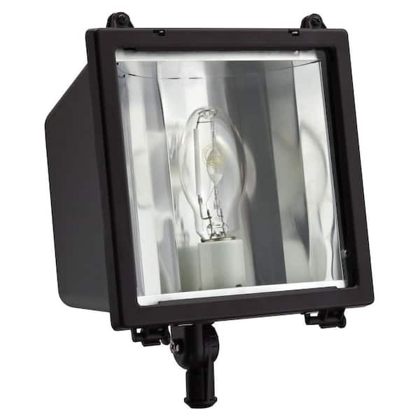 Lithonia Lighting Commercial Grade 150-Watt Bronze Outdoor Metal Halide Flood Light