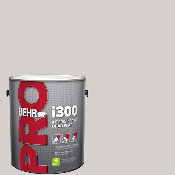 BEHR PRO 1 Gal. #N140-1A Soft Lilac Dead Flat Interior Paint