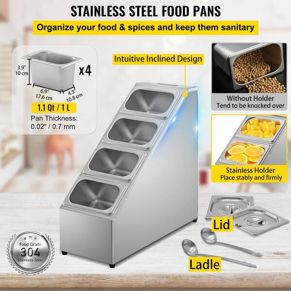 304 Stainless Steel Single/Double Ladle Vertical Spoon Utensil Rack Soup  Spoon Rest Stand Multi-function