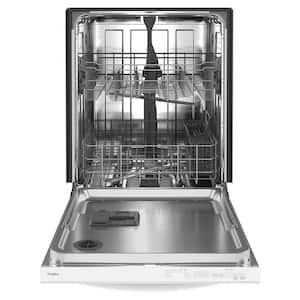 24 in. in White Dishwasher with Stainless Steel Tub and Tall Top Rack