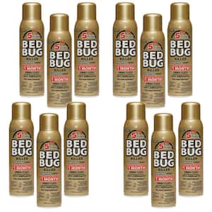 16 oz. 5-Minute Bed Bug Killer Foaming Spray/Kills All Life Stages (12-Pack)