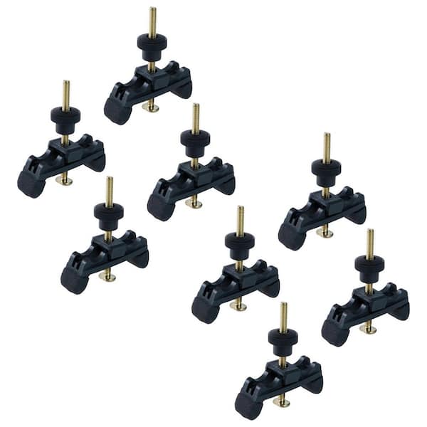 T-Track Hold Down Clamps-Multi-Positional Clamps for Arachni Flex Portable Workbench and T-Tracks for Woodworking (8PK)