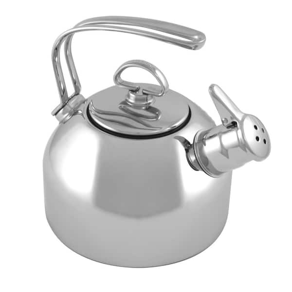 Chantal Electric Kettle, Royale Series, 32 OZ, Stainless Steel BPA-Free,  Boil-Dry Guard, Multi-use Spout, (Silver)