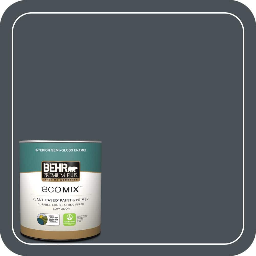 1 qt. #PPU25-22 Chimney Semi-Gloss Enamel EcoMix Plant-Based Interior Paint & Primer price history on PriceWatchPro