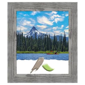 Bridge Grey Wood Picture Frame Opening Size 20x24 in.